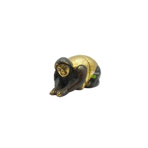 Brass Lady Yoga Statue